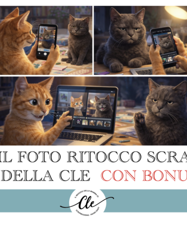 IL NEGOZIO DELLA MAMMA DI CLE- IL FOTO RITOCCO SCRAP DELLA CLE 3 marzo ore 18 CON DUE PRESET AGGIUNTIVI