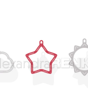 ALEXANDRA RENKE - set di fustelle 'Wetter-Rähmchen'