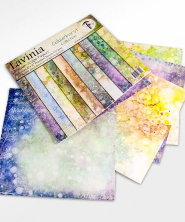 Alternative view of LAVINIA STAMP -   Dreamscape Papers. The Colourburst Collection (PAPER PACK 8X8)