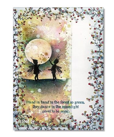 Alternative view of LAVINIA STAMP -   timbri Berry Wreath with Mini Berries