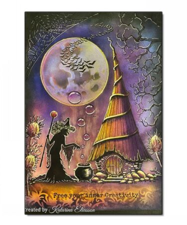 Alternative view of LAVINIA STAMP - timbri Willow the Witch