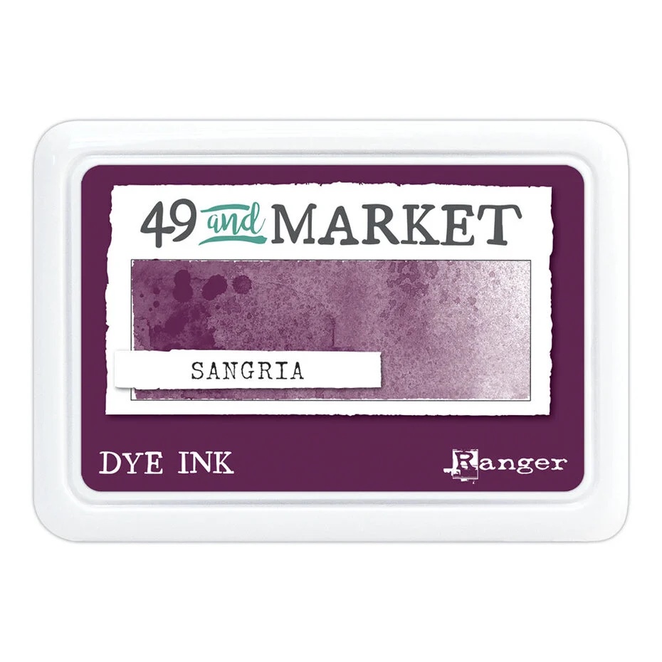 Ranger & 49 And Market Dye Ink Pads - SANGRIA