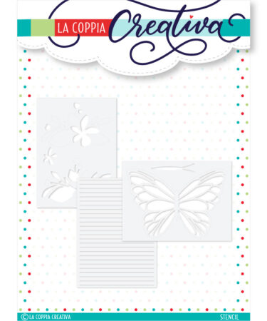 COPPIA CREATIVA - Stencil Farfalla