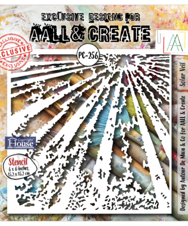 AALL & CREATE- stencil 6x6- Solar Veil