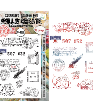 AALL & CREATE- timbri A6 - Postcard Shuffle
