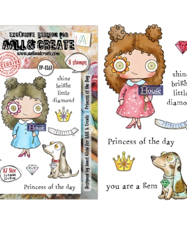 AALL & CREATE- Timbri A7 - Princess of the Day