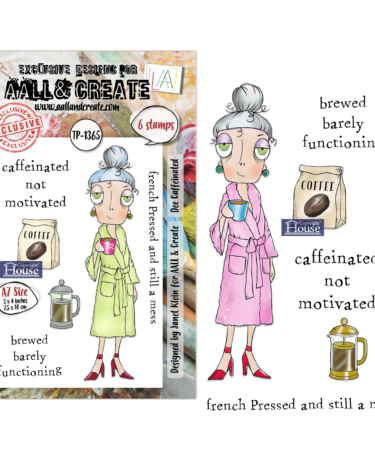 AALL & CREATE- Timbri A7 - Dee Caffinated