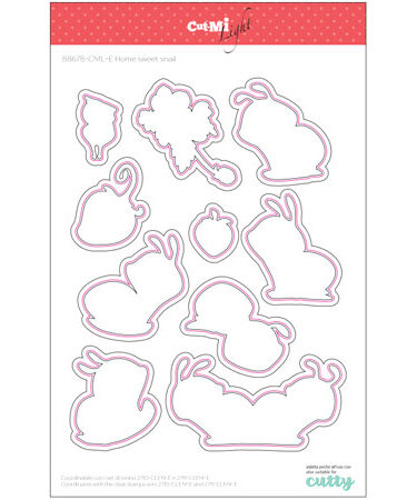 IMPRONTE D'AUTORE - set di fustelle-  Home sweet snail