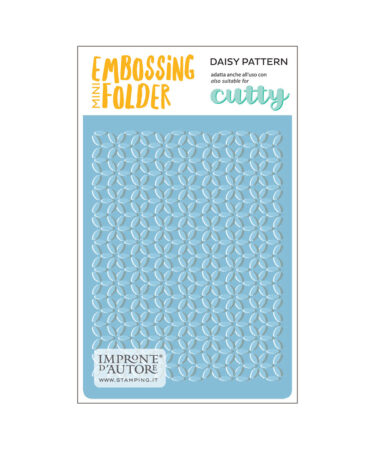 IMPRONTE D'AUTORE Mini Embossing Folder - Daisy Pattern