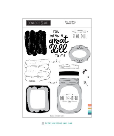 Concord & 9th - Dill-ightful Stamp Set  (6 x 8)