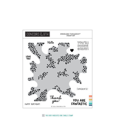 Concord & 9th - Speckled Turnabout™ Stamp Set  (6 x 6)