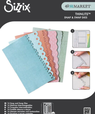 Sizzix Thinlits Die by 49 and Market Snap and Swap Journal Set (16pcs)