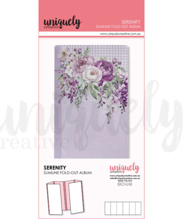 Uniquely Creative -Serenity Slimline Fold-Out Album