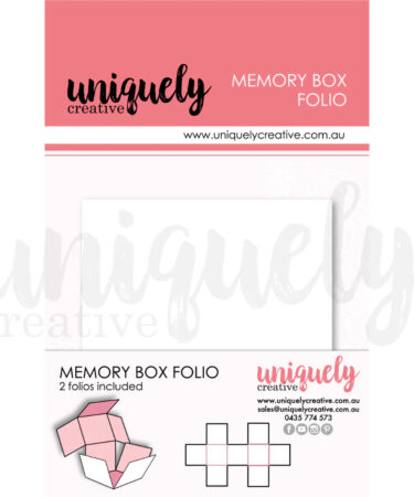 Uniquely Creative - Memory Box Folio - White