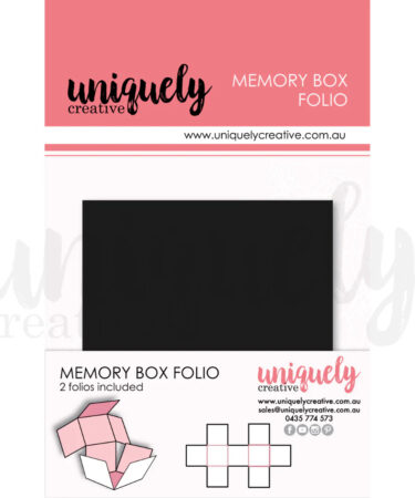 Uniquely Creative - Memory Box Folio - Black