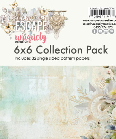 Uniquely Creative -  Collezione Bohemian Escape 6 x 6 Collection Pack