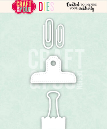 Craft & You Design Clip Set 2 Dies