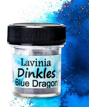 LAVINIA STAMP - Dinkles Ink Powder Blue Dragon