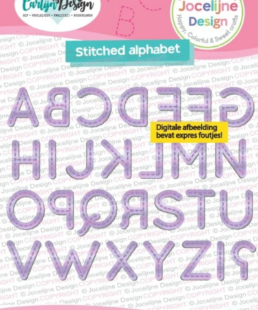 CarlijnDesign Dies Stitched Alphabet