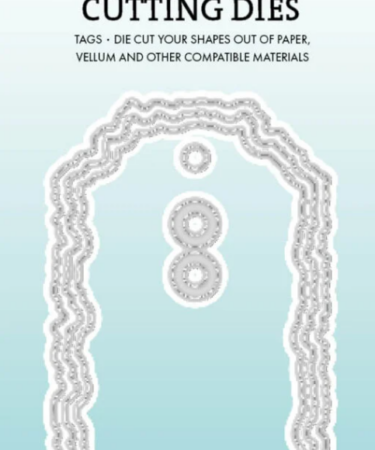 Studio Light Torn Edge Cutting Die Rectangle Tag