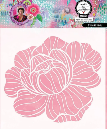 Studio Light - Art By Marlene Floral Lines Mask