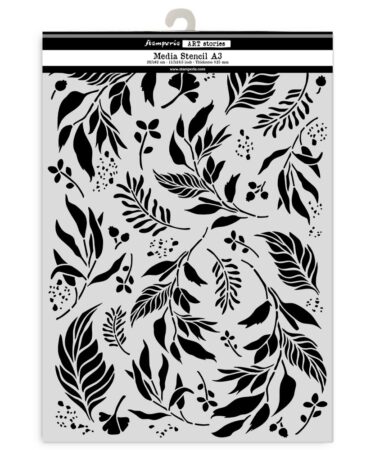 STAMPERIA -  Stencil grande formato A3 - Foglie