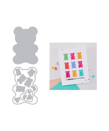 Hero Arts - Collezione Beary Sweet by Carly Tee - Hugs Die Set by Carly Tee