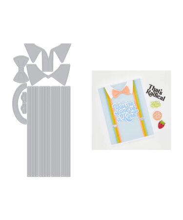 Hero Arts - Collezione Friends with Flair - Suspenders Die Set