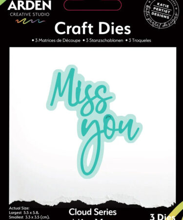 Arden Creative Studio Sentiment Cloud Series Craft Set Die Miss You