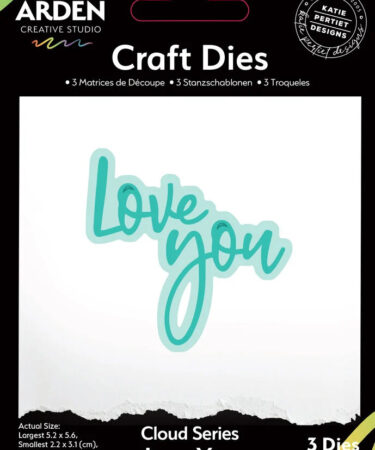 Arden Creative Studio - Collezione  Sentiment Cloud Series Craft Set Die Love You