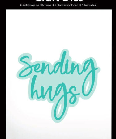 Arden Creative Studio - Collezione  Sentiment Cloud Series Craft Die Set Sending Hugs
