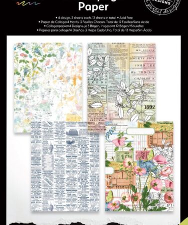 Arden Creative Studio - Collezione Field Notes 6x8 Inch Decoupage Paper (12pcs)