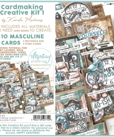 Mintay Creative Kit 1 Cardmaking 10 Masculine Cards