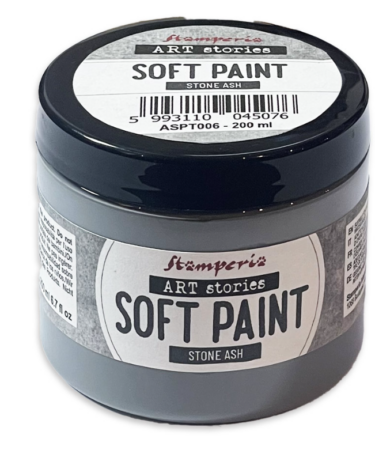 Stamperia - Soft Paint ml 200 - Stone Ash