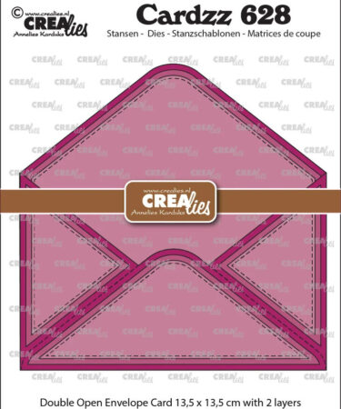 Crealies Cardzz Dies Double Card Open Envelope