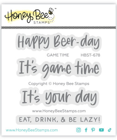 HONEY BEE - Game Time - 3x3 Stamp Set