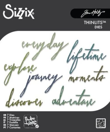 Sizzix Thinlits Dies By Tim Holtz 7/Pkg - Handwritten Journey