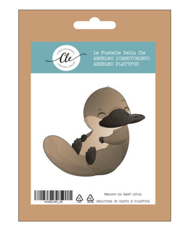 IL NEGOZIO DELLA MAMMA DI CLE – LE FUSTELLE DELLA CLE - ANIMALETTI - ANSELMO L'ORNITORINCO