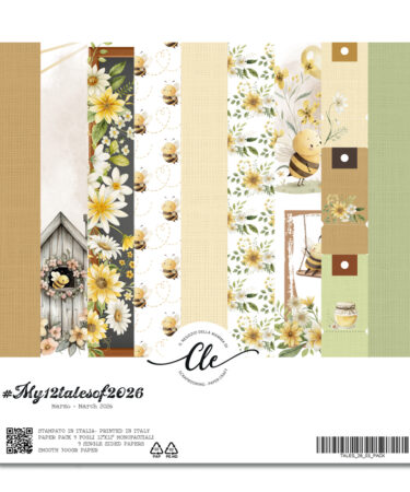 IL NEGOZIO DELLA MAMMA DI CLE - LE CARTE DELLA CLE - MY 12 TALES OF  2026 - MARZO  PAPER PACK  12X12