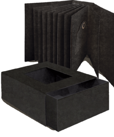 GRAPHIC 45 - ATC Album with Matchbook Box — Black
