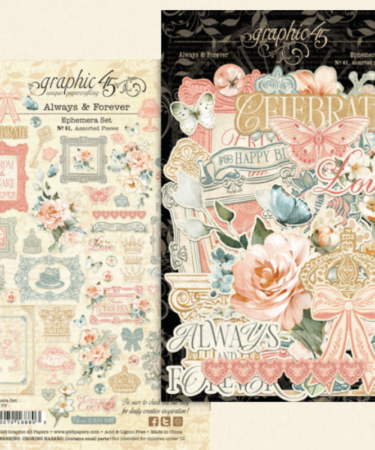 GRAPHIC 45 - Collezione Always & Forever Ephemera Set