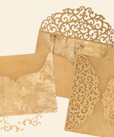 GRAPHIC 45 - Ornate Gatefold, Envelope & Pocket Die Set