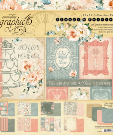 GRAPHIC 45 - Collezione Always & Forever 12×12 Collection Pack