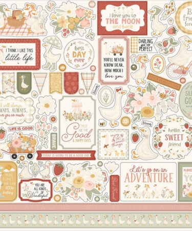 Carta Bella- Collezione Silly Goose Element Sticker