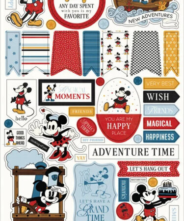 Echo Park- Collezione Mouse And Me - Chipboard Accents