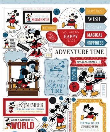 Echo Park- Collezione Mouse And Me -Puffy Stickers