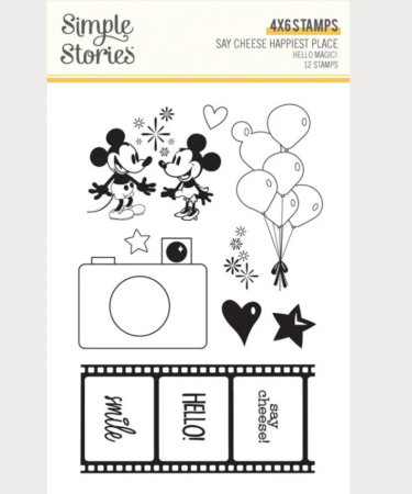 Simple Sories - Collezione Say Cheese Happiest Place Stamps Hello Magic!