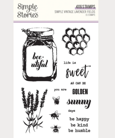 Simple Sories - Collezione Simple Vintage Lavender Fields Stamps