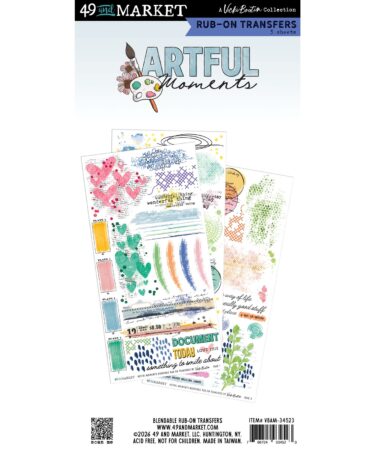 49 And Market  - Collezione Artful Moments -Rub-On Transfer Set