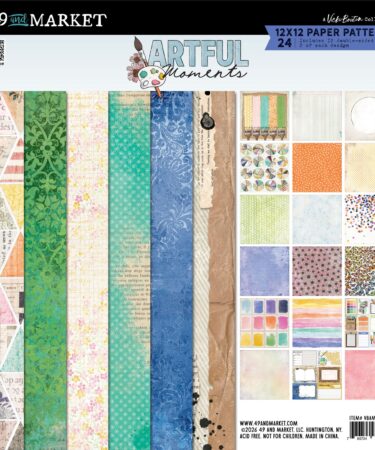 49 And Market  - Collezione Artful Moments -Paper Pad 12"X12"